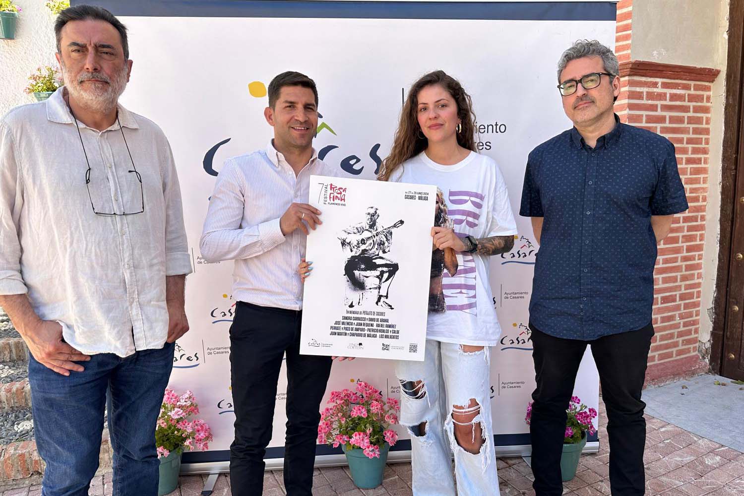Presentación del 7º festival flamenco Rosa Fina de Casares