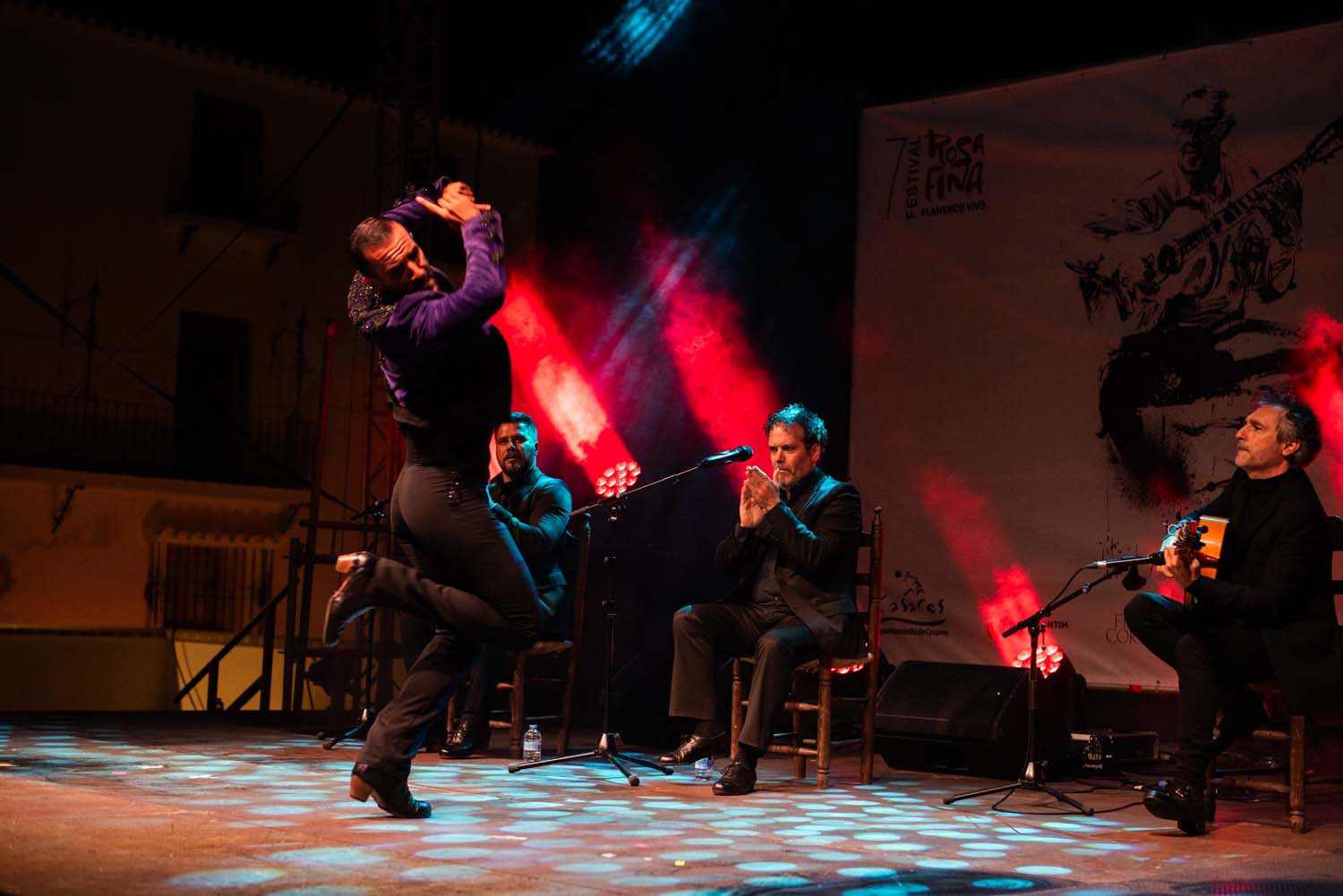 Rafael Ramírez, Curro de María, Miguel Ortega y José Manuel Fernández (Casares, 2024)