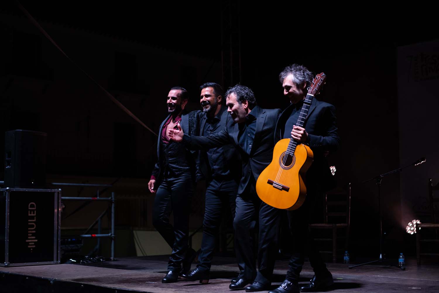 Rafael Ramírez, Curro de María, Miguel Ortega y José Manuel Fernández (Casares, 2024)