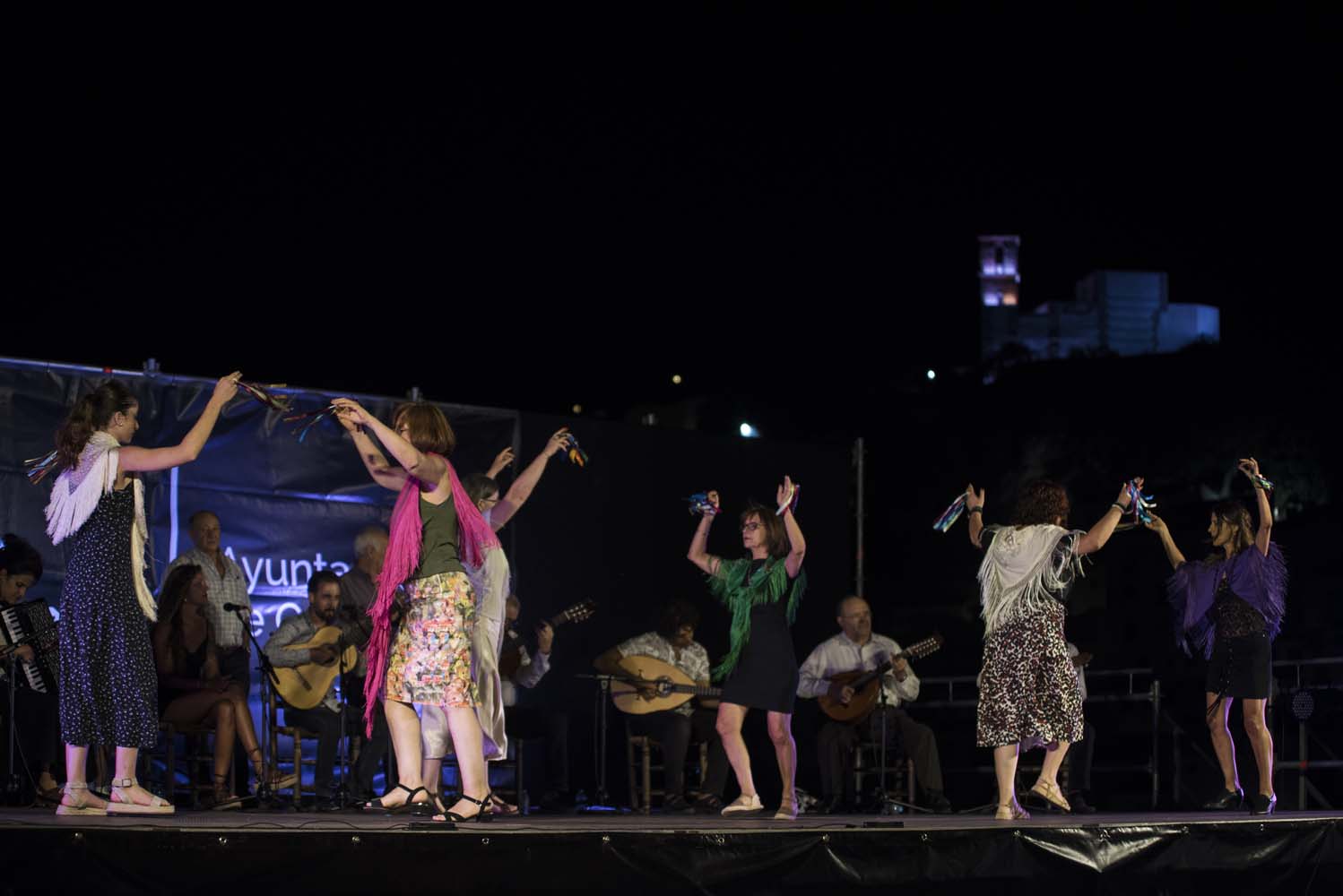 La noche de los aficionados (6º festival flamenco Rosa Fina de Casares)