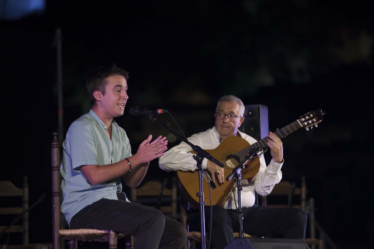 La noche de los aficionados (6º festival flamenco Rosa Fina de Casares)