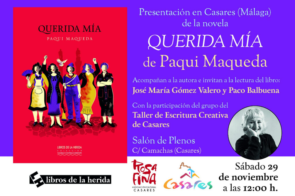 Pilar Maqueda presenta su libro 'Querida mía' en Casares
